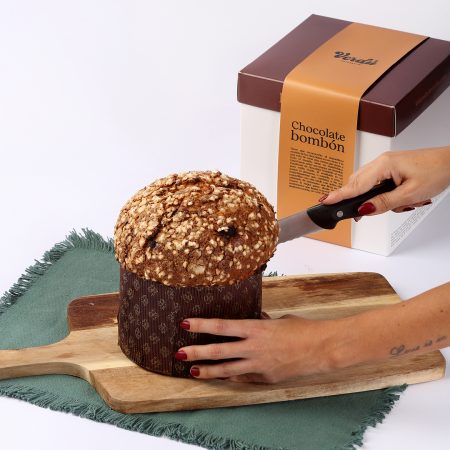 Panettone de chocolate bombón