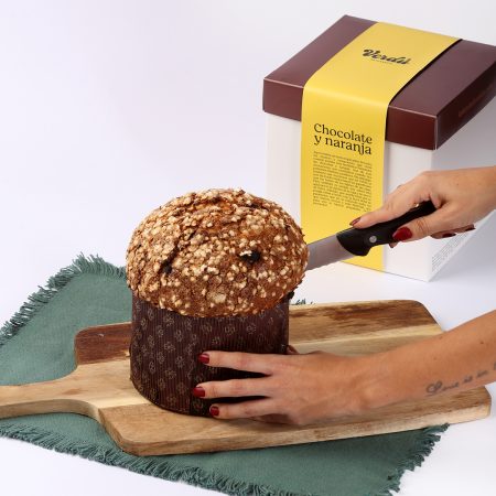 Panettone de chocolate y naranja
